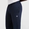 Leichte Lounge-Hose, geraffter Saum, C Logo