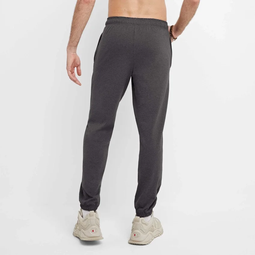 Leichte Lounge-Hose, geraffter Saum, C Logo
