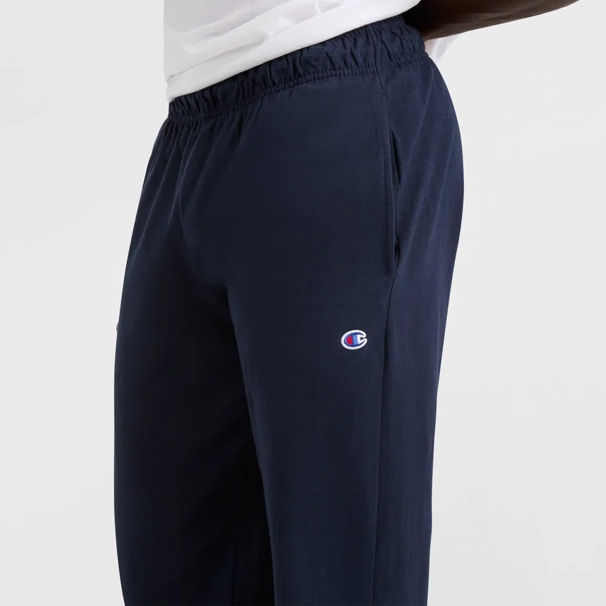 Leichte Lounge-Hose, geraffter Saum, C Logo