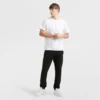 Leichte Lounge-Hose, geraffter Saum, C Logo