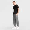 Leichte Lounge-Hose, geraffter Saum, C Logo