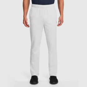 Leichte Lounge-Hose, offener Saum, C Logo