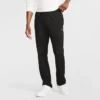 Leichte Lounge-Hose, offener Saum, C Logo