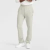 Leichte Lounge-Hose, offener Saum, C Logo
