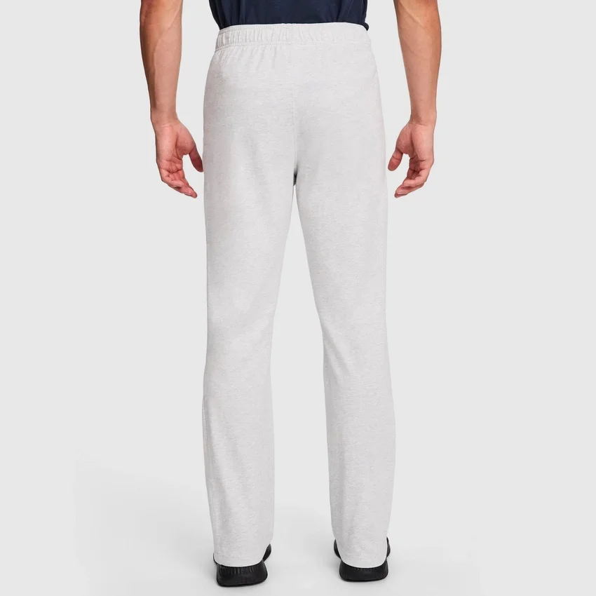 Leichte Lounge-Hose, offener Saum, C Logo