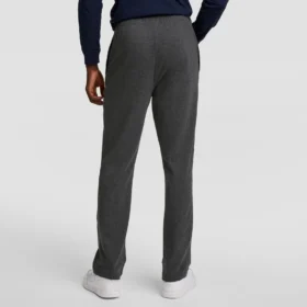 Leichte Lounge-Hose, offener Saum, C Logo