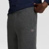 Leichte Lounge-Hose, offener Saum, C Logo