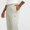 Leichte Lounge-Hose, offener Saum, C Logo
