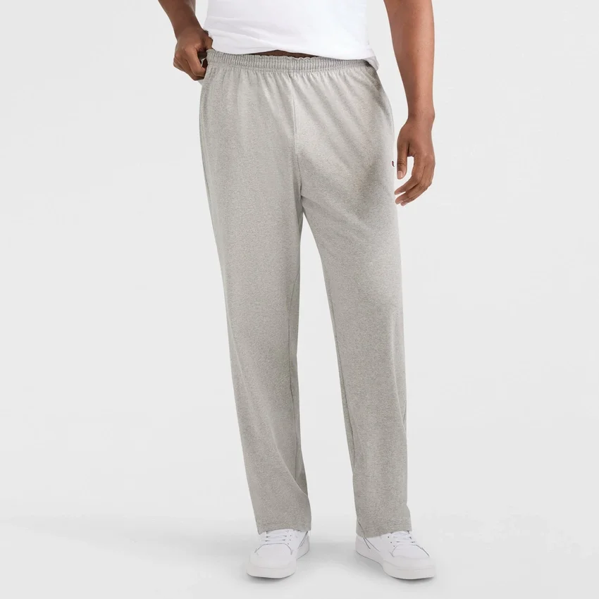 Leichte Lounge-Hose, offener Saum, C Logo – Big & Tall