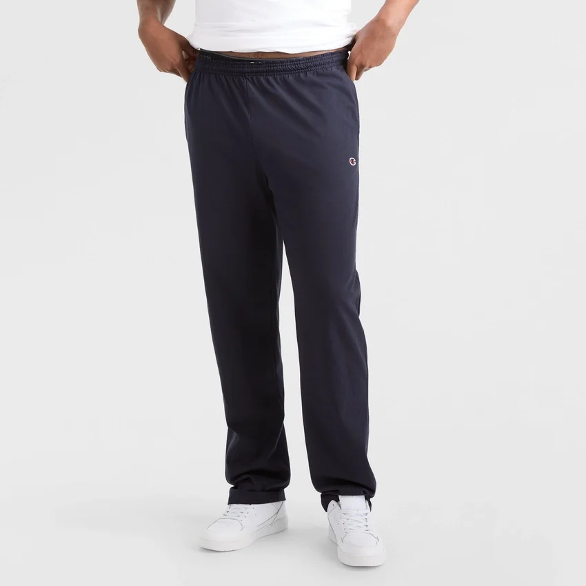 Leichte Lounge-Hose, offener Saum, C Logo – Big & Tall