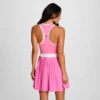 Match Point Tenniskleid, gesticktes Script Logo