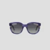 Polarisierte Damenbrille mit geschwungenem, quadratischem Rahmen