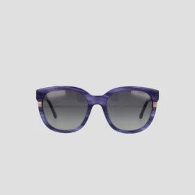 Polarisierte Damenbrille mit geschwungenem, quadratischem Rahmen