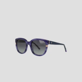 Polarisierte Damenbrille mit geschwungenem, quadratischem Rahmen