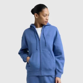 Powerblend-Fleece-Hoodie mit Reissverschluss, C Logo