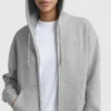 Powerblend-Fleece-Hoodie mit Reissverschluss, C Logo