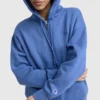 Powerblend-Fleece-Hoodie mit Reissverschluss, C Logo