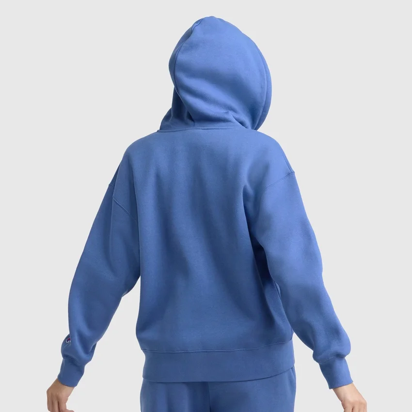 Powerblend-Fleece-Hoodie mit Reissverschluss, C Logo