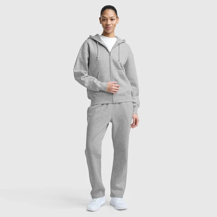 Powerblend-Fleece-Hoodie mit Reissverschluss, C Logo