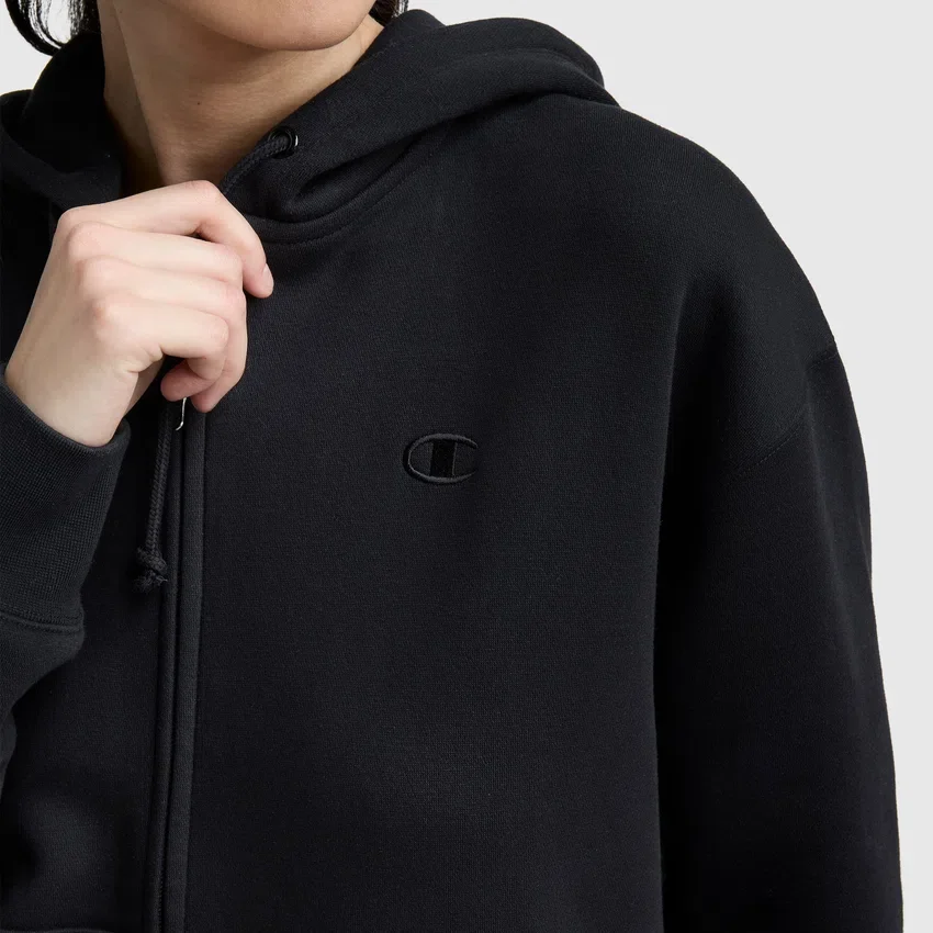 Powerblend-Fleece-Hoodie mit Reissverschluss, C Logo