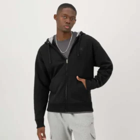 Powerblend-Hoodie mit durchgehendem Reissverschluss, C Logo