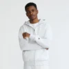 Powerblend-Hoodie mit durchgehendem Reissverschluss, C Logo