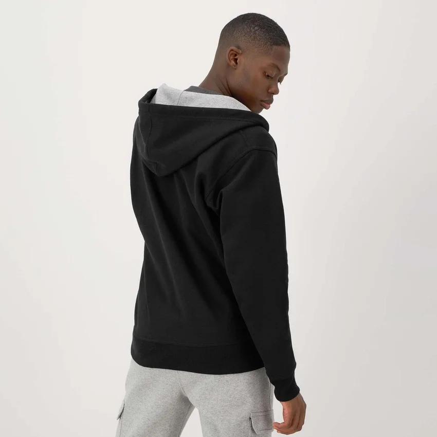 Powerblend-Hoodie mit durchgehendem Reissverschluss, C Logo