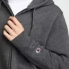 Powerblend-Hoodie mit durchgehendem Reissverschluss, C Logo
