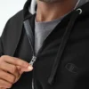 Powerblend-Hoodie mit durchgehendem Reissverschluss, C Logo