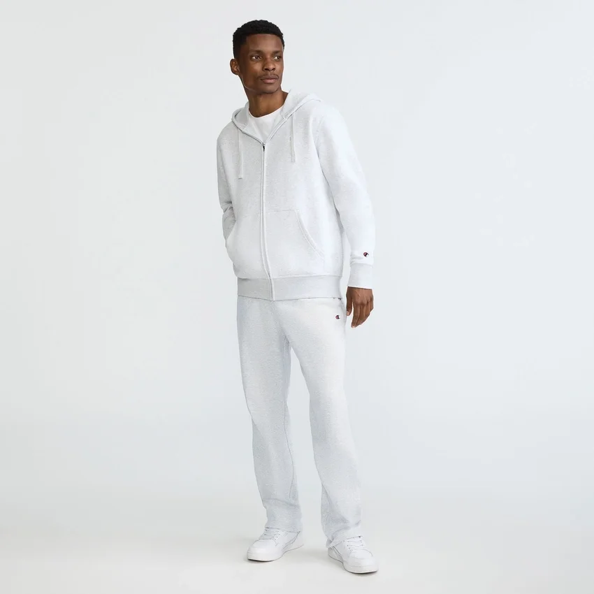 Powerblend-Hoodie mit durchgehendem Reissverschluss, C Logo