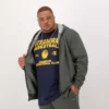 Powerblend-Hoodie mit durchgehendem Reissverschluss, C Logo – Big & Tall