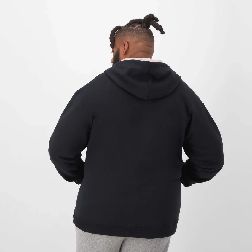 Powerblend-Hoodie mit durchgehendem Reissverschluss, C Logo – Big & Tall