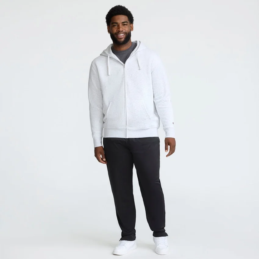 Powerblend-Hoodie mit durchgehendem Reissverschluss, C Logo – Big & Tall
