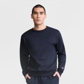 Powerblend-Sweatshirt mit Rundhalsausschnitt, C Logo