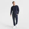 Powerblend-Sweatshirt mit Rundhalsausschnitt, C Logo