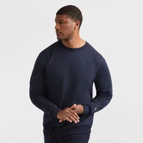 Powerblend-Sweatshirt mit Rundhalsausschnitt, C Logo – Big & Tall