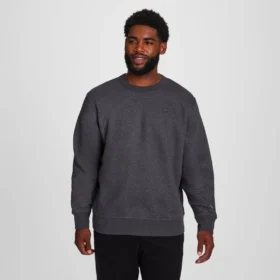 Powerblend-Sweatshirt mit Rundhalsausschnitt, C Logo – Big & Tall