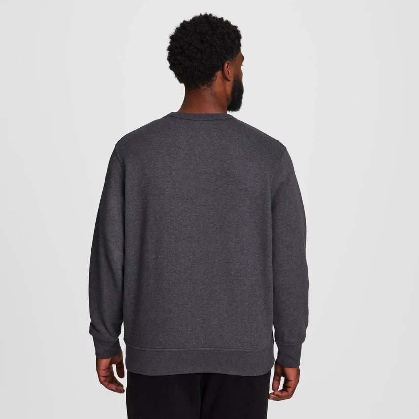 Powerblend-Sweatshirt mit Rundhalsausschnitt, C Logo – Big & Tall