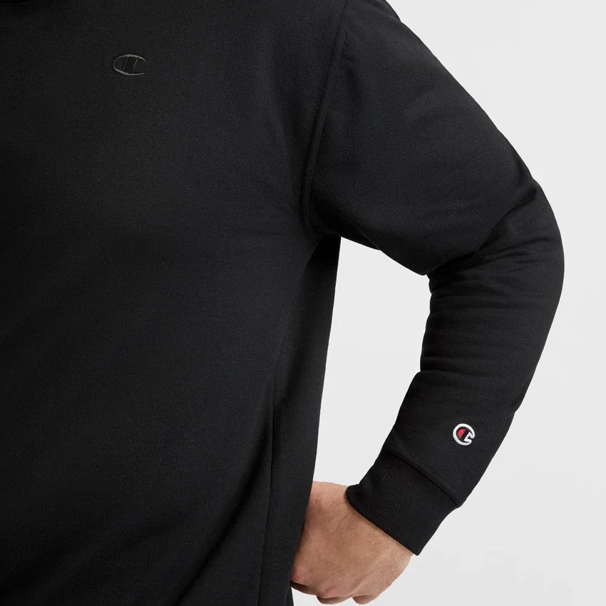 Powerblend-Sweatshirt mit Rundhalsausschnitt, C Logo – Big & Tall