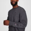 Powerblend-Sweatshirt mit Rundhalsausschnitt, C Logo – Big & Tall