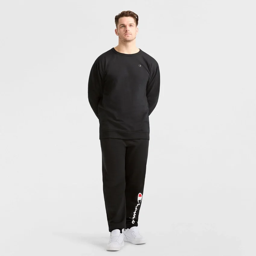 Powerblend-Sweatshirt mit Rundhalsausschnitt, C Logo – Big & Tall