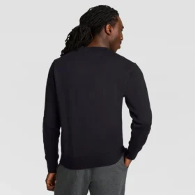Powerblend-Sweatshirt mit Rundhalsausschnitt, farblich abgestimmtes Script Logo