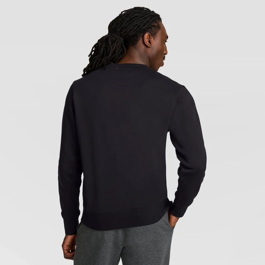 Powerblend-Sweatshirt mit Rundhalsausschnitt, farblich abgestimmtes Script Logo