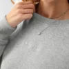 Powerblend-Sweatshirt mit Rundhalsausschnitt, gesticktes Script Logo