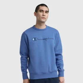 Powerblend-Sweatshirt mit Rundhalsausschnitt, Script Logo