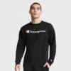 Powerblend-Sweatshirt mit Rundhalsausschnitt, Script Logo