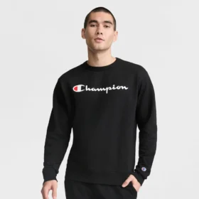 Powerblend-Sweatshirt mit Rundhalsausschnitt, Script Logo