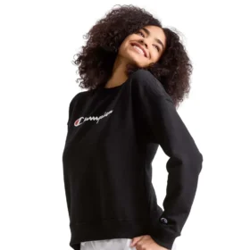 Powerblend-Sweatshirt mit Rundhalsausschnitt, Script Logo