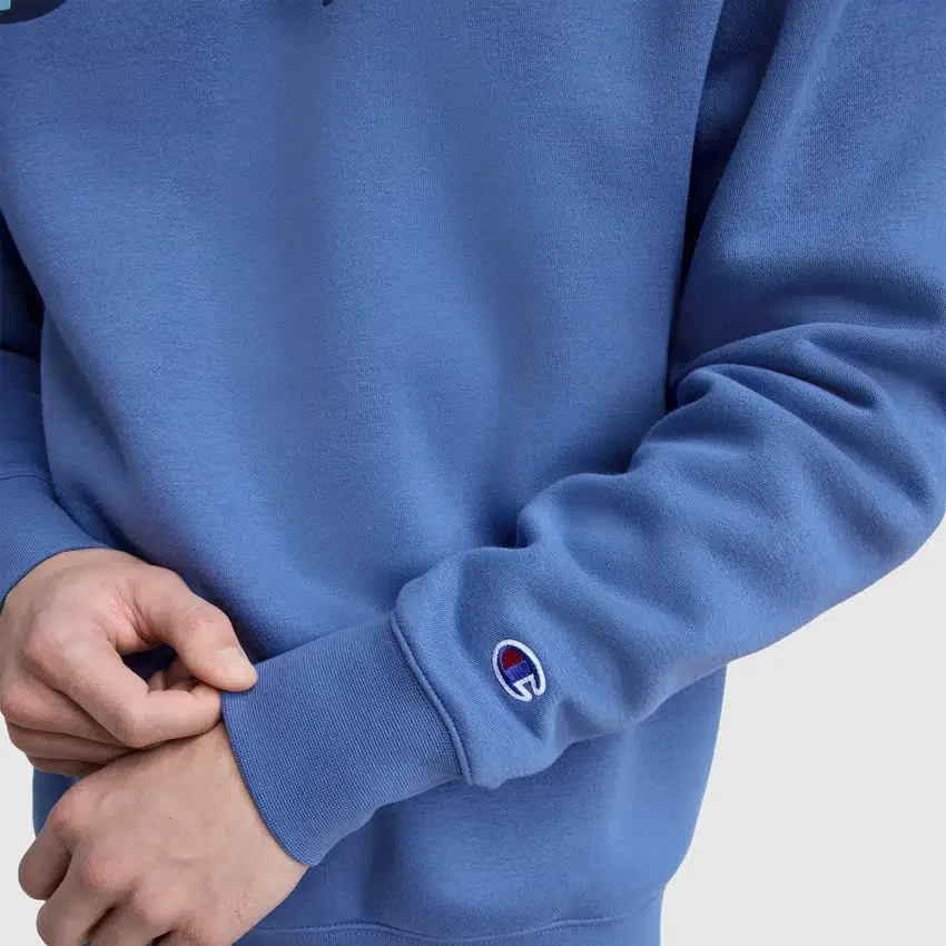 Powerblend-Sweatshirt mit Rundhalsausschnitt, Script Logo