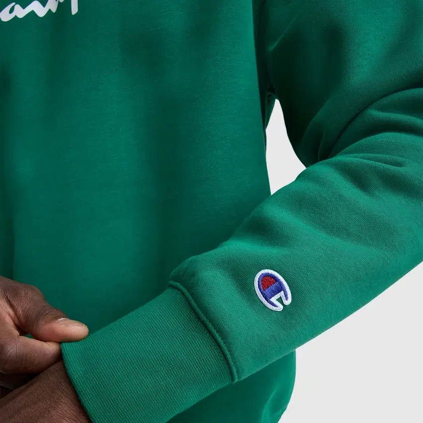 Powerblend-Sweatshirt mit Rundhalsausschnitt, Script Logo